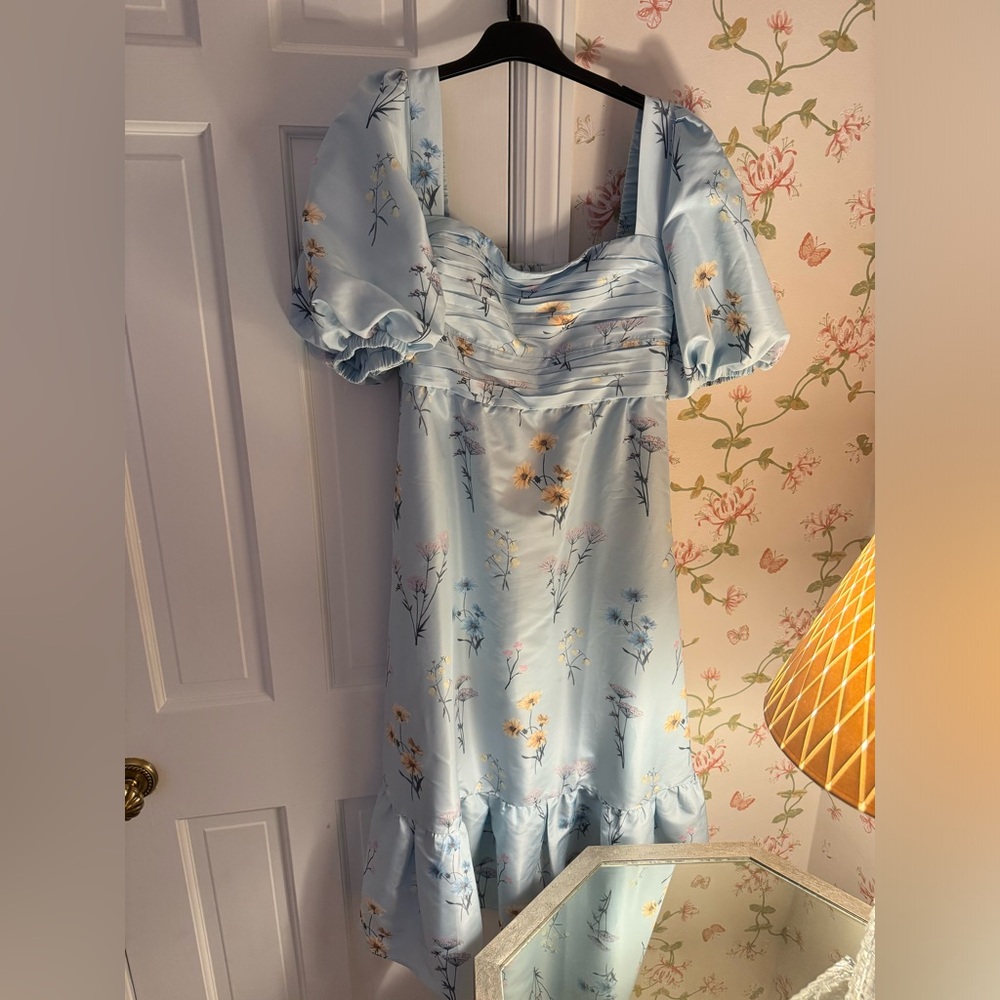Self-Portrait Floral Midi Dress
